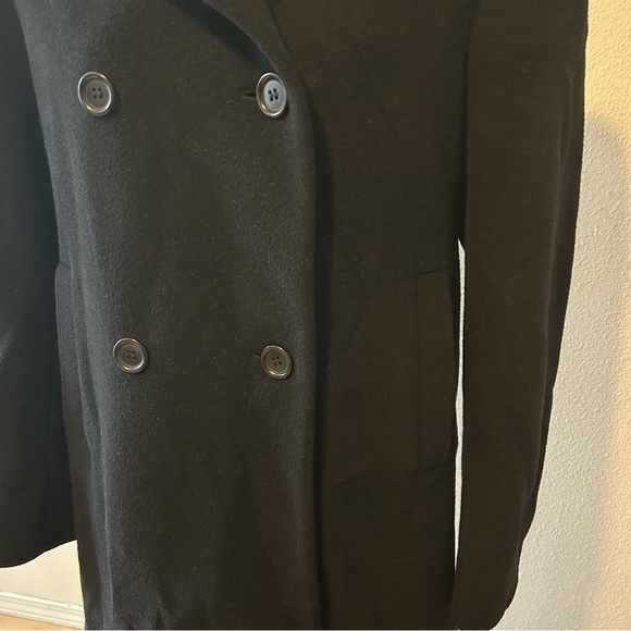 Camalgori Angora Wool black winter coat made in Italy size M classic winter - Picture 5 of 12